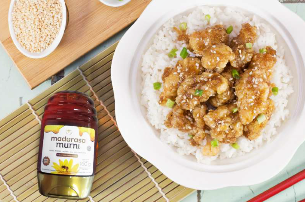 Rice Bowl Ayam Goreng Madu Murni Untuk Bekal Anak