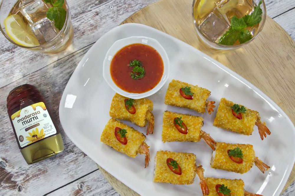 Sajian Kombinasi Lezat Roti Gulung Udang Ala Madurasa