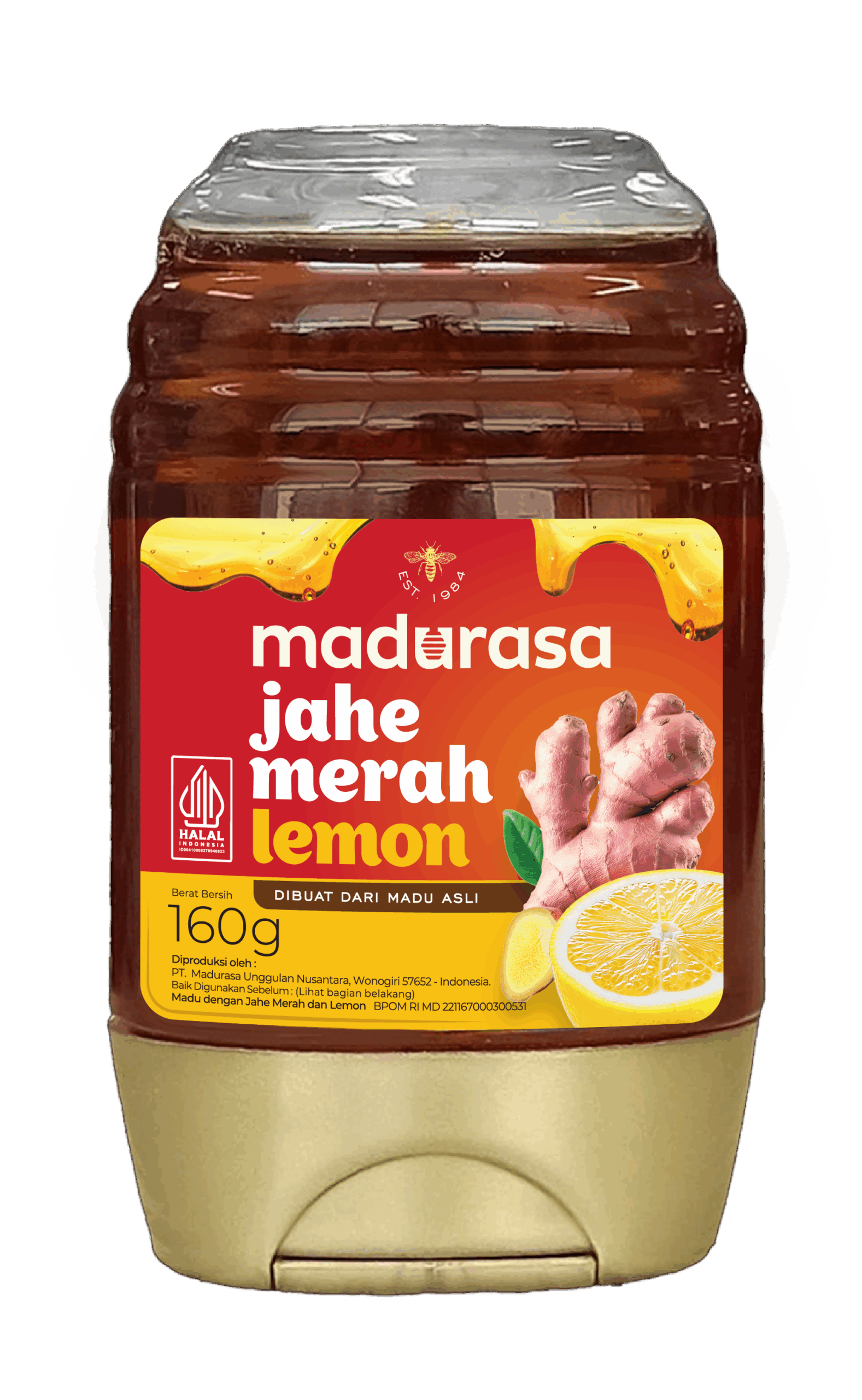 Madurasa Jahe Merah Lemon